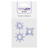 Basics TOYJOY 3 cockrings mini Tickle C-Rings Violet
